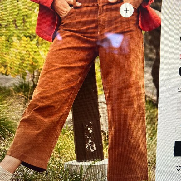 Toad & Co Wide Leg Cords Brown Sugar - Picture 1 of 4